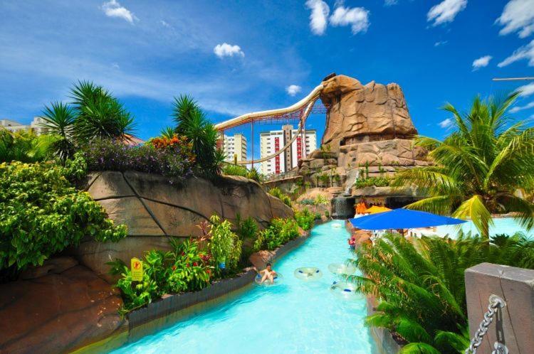 Piazza Diroma - Com Acesso Acqua Park Cn-Go Aparthotel Caldas Novas Kültér fotó