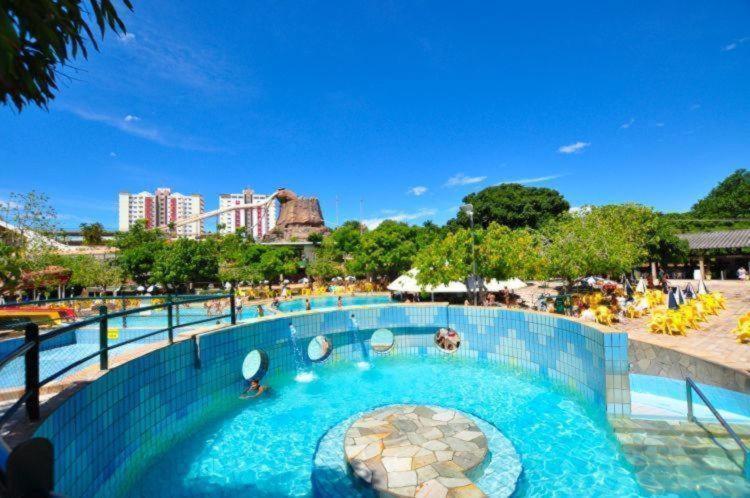 Piazza Diroma - Com Acesso Acqua Park Cn-Go Aparthotel Caldas Novas Kültér fotó
